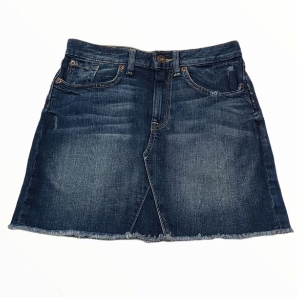 Gap Jeans Skirt Size 2 /26 Denim Skirt Mini A-Line - Picture 1 of 4